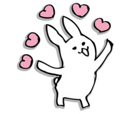 Rabbit of fairy tale talk 7 sticker #9584042