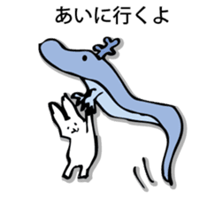 Rabbit of fairy tale talk 7 sticker #9584043