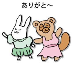 Rabbit of fairy tale talk 7 sticker #9584044