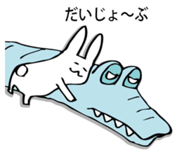 Rabbit of fairy tale talk 7 sticker #9584050