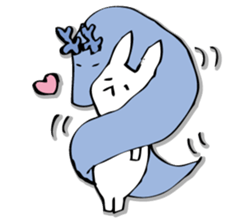 Rabbit of fairy tale talk 7 sticker #9584051