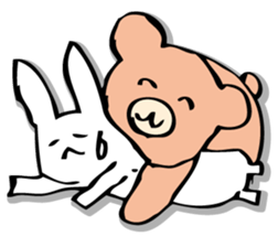 Rabbit of fairy tale talk 7 sticker #9584052