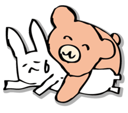 Rabbit of fairy tale talk 7 sticker #9584052