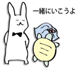 Rabbit of fairy tale talk 7 sticker #9584054
