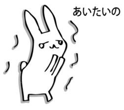 Rabbit of fairy tale talk 7 sticker #9584055