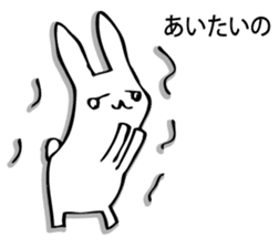 Rabbit of fairy tale talk 7 sticker #9584055