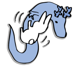 Rabbit of fairy tale talk 7 sticker #9584057