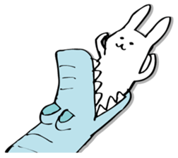 Rabbit of fairy tale talk 7 sticker #9584059