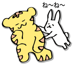 Rabbit of fairy tale talk 7 sticker #9584060