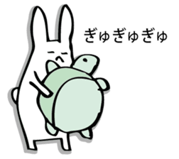 Rabbit of fairy tale talk 7 sticker #9584061