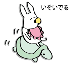 Rabbit of fairy tale talk 7 sticker #9584062