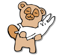 Rabbit of fairy tale talk 7 sticker #9584067