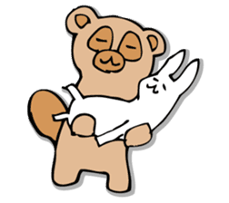 Rabbit of fairy tale talk 7 sticker #9584067