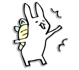 Rabbit of fairy tale talk 7 sticker #9584068