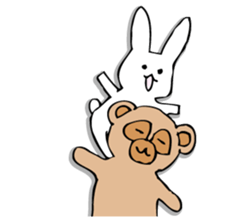 Rabbit of fairy tale talk 7 sticker #9584069