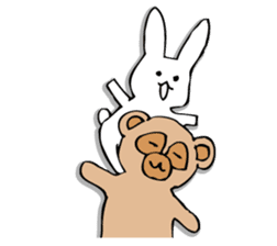 Rabbit of fairy tale talk 7 sticker #9584069