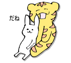 Rabbit of fairy tale talk 7 sticker #9584073