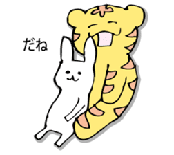 Rabbit of fairy tale talk 7 sticker #9584073