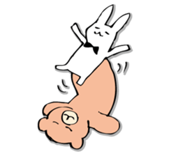 Rabbit of fairy tale talk 7 sticker #9584074