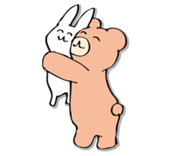 Rabbit of fairy tale talk 7 sticker #9584076