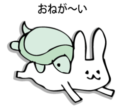 Rabbit of fairy tale talk 7 sticker #9584078