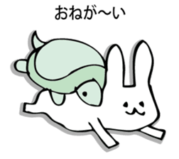 Rabbit of fairy tale talk 7 sticker #9584078