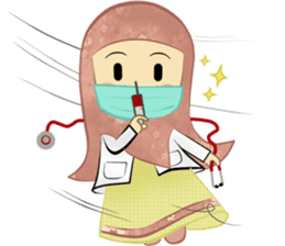 Medical Student (Hijab ver.) sticker #9584082