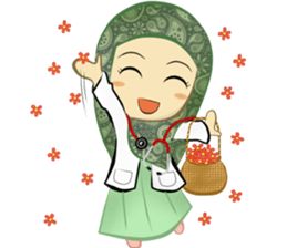 Medical Student (Hijab ver.) sticker #9584096