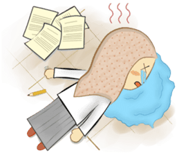 Medical Student (Hijab ver.) sticker #9584100