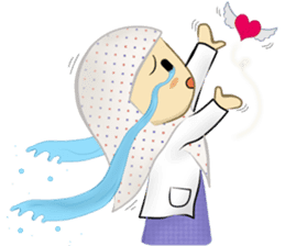 Medical Student (Hijab ver.) sticker #9584101