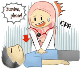 Medical Student (Hijab ver.) sticker #9584114