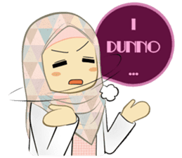 Medical Student (Hijab ver.) sticker #9584116