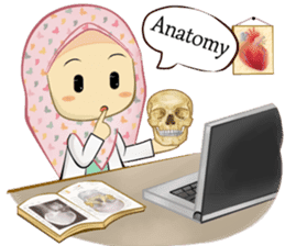 Medical Student (Hijab ver.) sticker #9584118