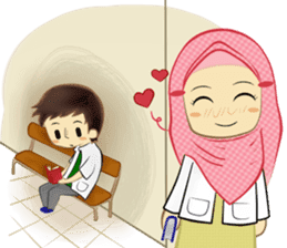 Medical Student (Hijab ver.) sticker #9584119