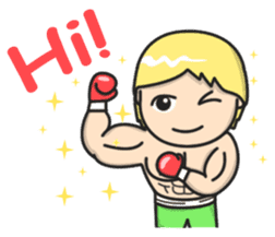 Cute Boxer sticker #9584850