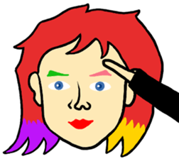 Visual boys and Visual girls sticker #9585485