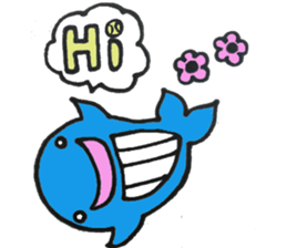 Whale-kun sticker #9585801
