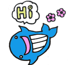 Whale-kun sticker #9585801