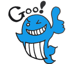 Whale-kun sticker #9585803