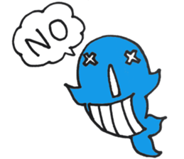 Whale-kun sticker #9585807