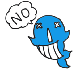 Whale-kun sticker #9585807