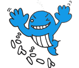Whale-kun sticker #9585822