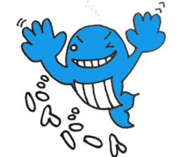 Whale-kun sticker #9585822