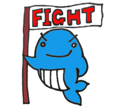 Whale-kun sticker #9585832