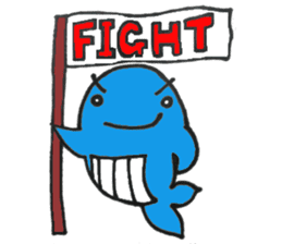 Whale-kun sticker #9585832