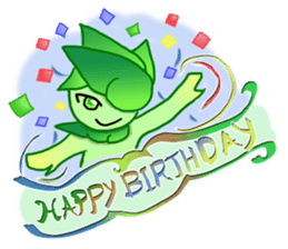 Cloud - Wind Element Charecter (EN) sticker #9586060