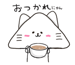 hampen cat sticker #9586435