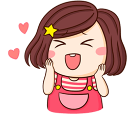 Choompoo pink 2 [Eng] sticker #9586891