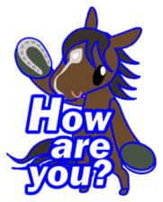 Cute horses :) sticker #9587523