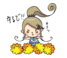Kansai cheer leader sticker #9587581